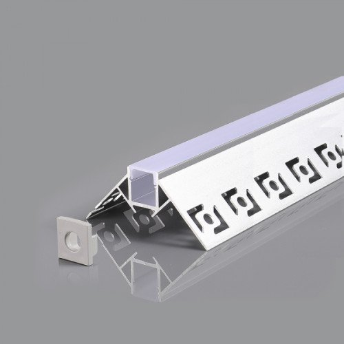 Stūra anodēts alumīnija profils LED lentei HB-50X22WC