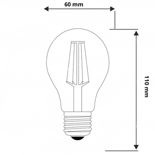 LED Фито лампа для растений и рассады 8W