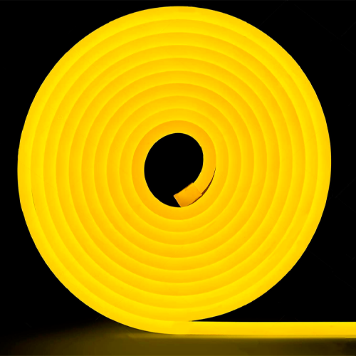Ārtelpu LED neona lente IP65, dzeltena, 220-240V