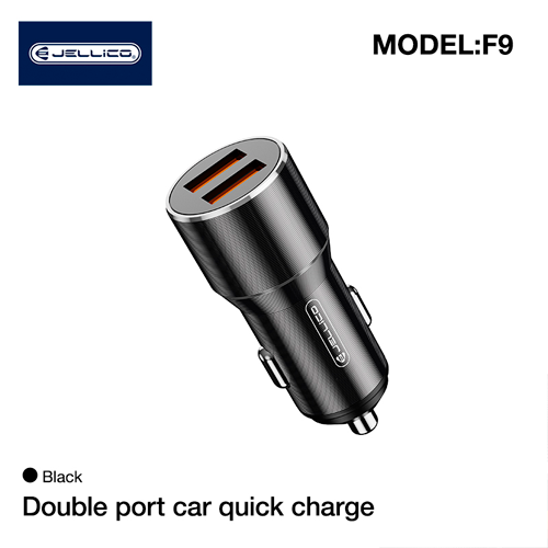 Car charger 2 x USB A, 12-24V, 3A
