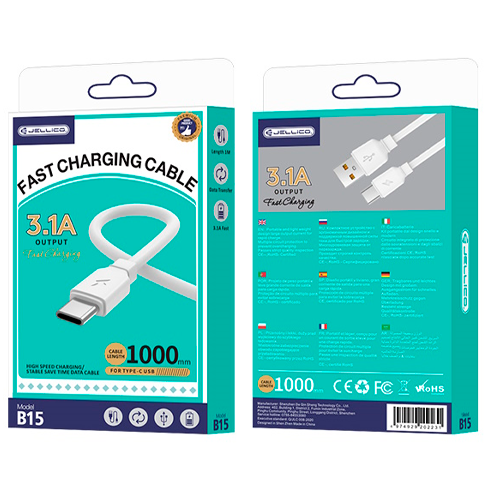Fast charging cable Micro USB - USB, 1m, 3.1A
