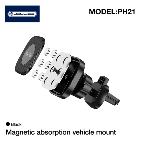 Mobile phone car holder with magnet