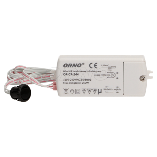 Contactless switch with sensor function ORNO 250W, IP20