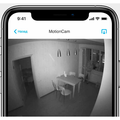 Wireless motion detector with built-in camera MotionCam Jeweller