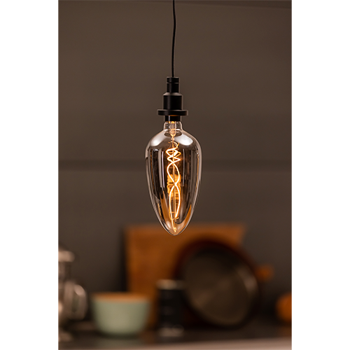 Vintage style LED bulb E27, C125, 4W, 140lm, 1800K