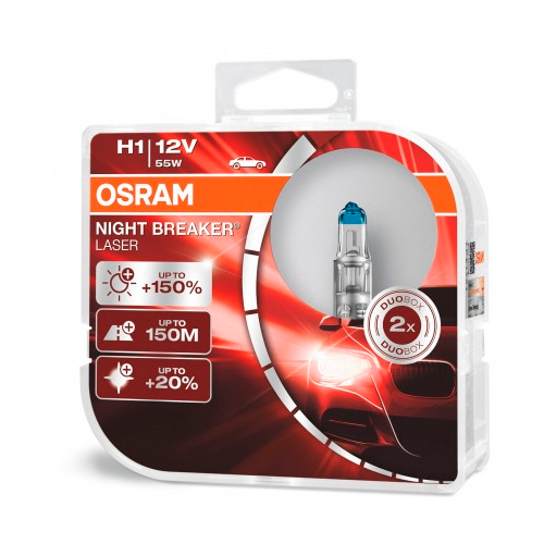 Halogen bulb H1, NIGHT BREAKER LASER series