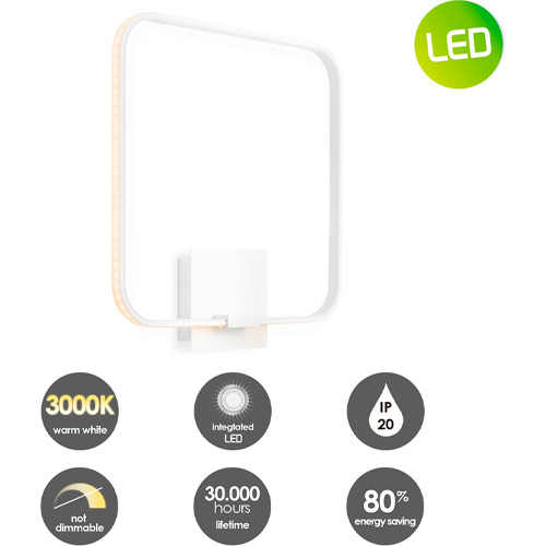 LED wall lamp QUAD