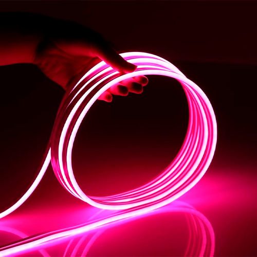 LED Neon strip 12V, pink, IP67, 5m, 6x12mm, NEON FLEX