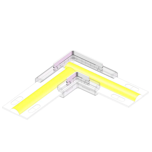 Corner connector for 10 mm COB LED strip, L type