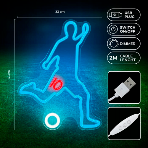 LED Neon light sign - Footballer