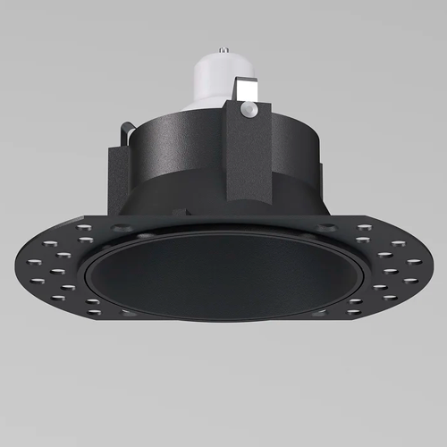 Built-in lamp - fixture, excl. GU10, IP20, black