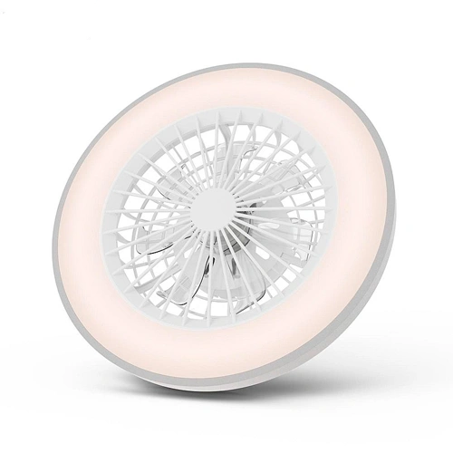 LED Ceiling lamp with fan and remote control WANDA, 48W, 5200lm, CCT