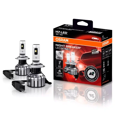 LED Spuldzes H7, NIGHT BREAKER LED GEN2 LED sērija