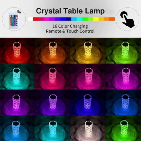 LED Diamond table lamp - night light RGB