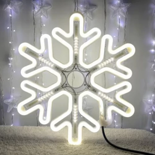 Christmas light - snowflake 52 x 60 cm