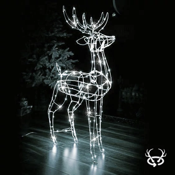 LED Christmas outdoor and indoor light decor movable deer