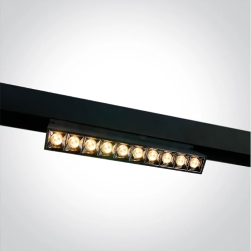 LED Magnetic rail light MAGNETIC ROTATION LIGHT 12W, 3000K, 48V