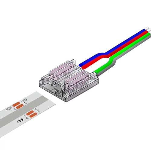 Соединительный провод 10 мм RGB (многоцветной) COB LED ленты