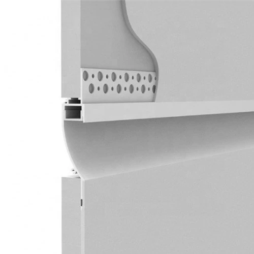 Anodized baguette and baseboard aluminum profile for LED strip HB-98X18.8