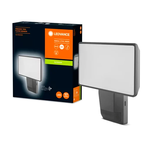 Facade luminaire 27W, 4000K, IP55 ENDURA PRO FLOOD SENSOR