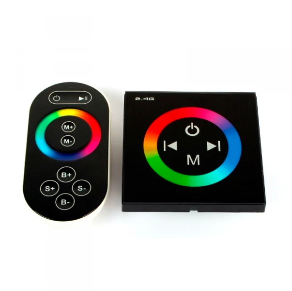 Built-in RGB controller with remote control, DC12-24V