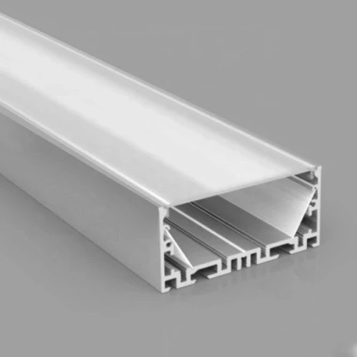 Anodized aluminum profile for 1-5 rows of LED strips HB-70X35