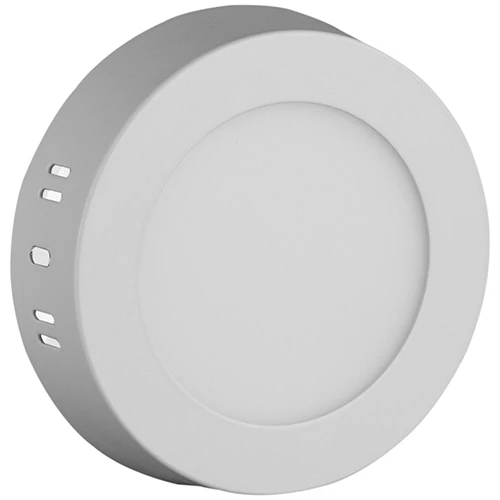 LED Накладная панель Round ALU 6W, 3000K