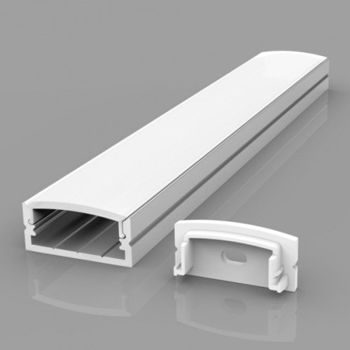 Анодированный алюминиевый профиль для LED ленты HB-23.5X9.8
