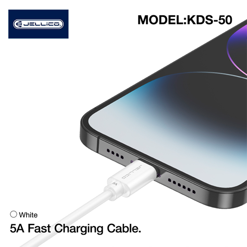 Кабель для быстрой зарядки iPhone Lightning — USB, 1м, 3,4А
