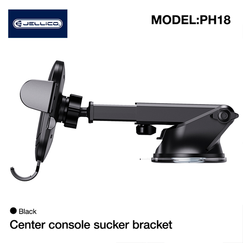 Mobile phone car holder with suction cup