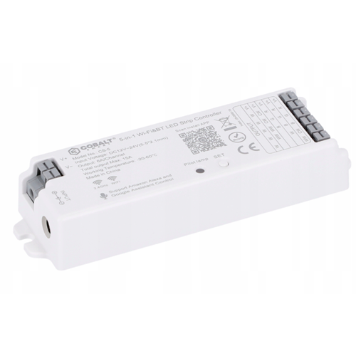 LED Controller RGB, 120-24V, 15A, CobaltElectro 5in1