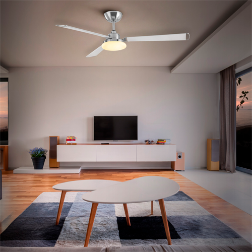 Ceiling light with fan CALIMA, max 15.8W, Tunable white