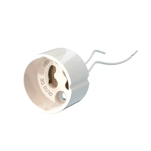 Socket for GU10 bulbs with wire, ceramic, 250V 2A, 15 cm