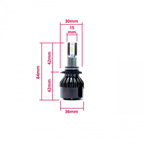 LED лампы HB4, 24W, 10 000Lm, 6000K, 9-32V, EPLH35