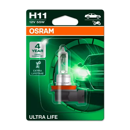 Halogen bulb H11, ULTRA LIFE series