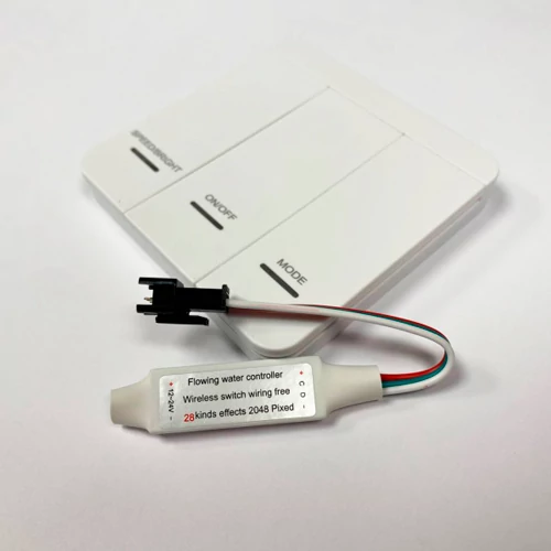 Wireless wall controller for 24V running LED strip