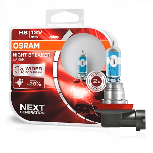 Halogen bulb H8, NIGHT BREAKER LASER series