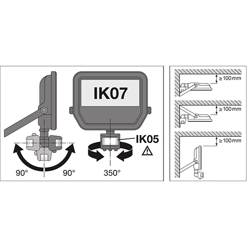 Āra LED prožektors ar sensoru FLOODLIGHT SENSOR 10 W