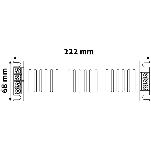 LED Impulsu barošanas bloks 12V, 200W, IP20