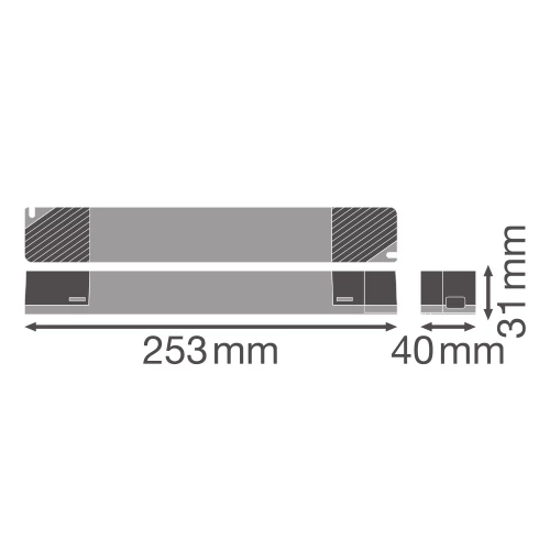 LED импульсный блок питания 24V, 150W, IP20, DR-V -150