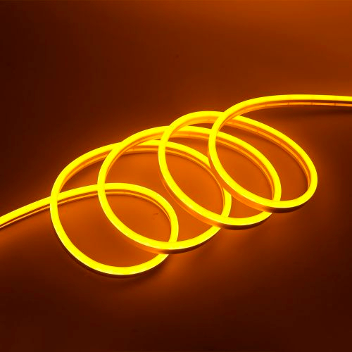 Outdoor LED neon strip yellow, 5m, 12V