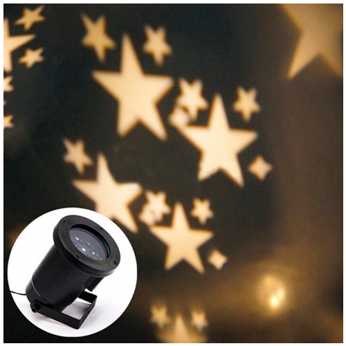 Waterproof laser projector for garden and home - star projection