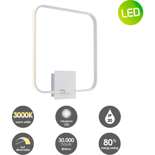 LED wall lamp QUAD