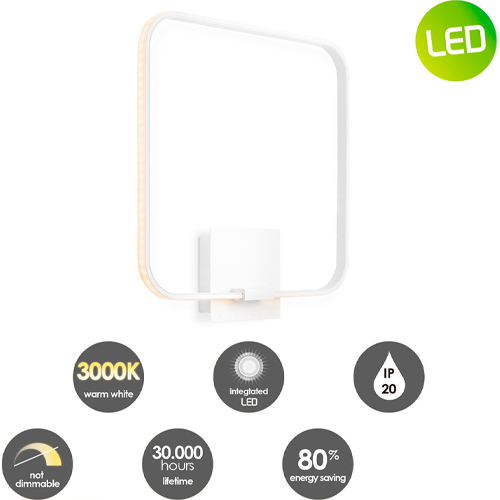 LED wall lamp QUAD