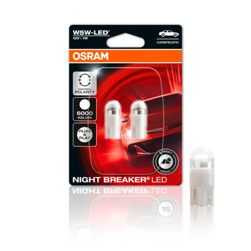 LED лампа W5W, серия NIGHT BREAKER LED