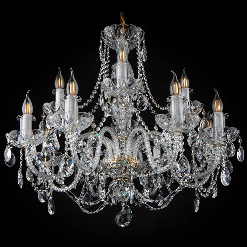 Exclusive Czech crystal chandelier L107/8+4/01