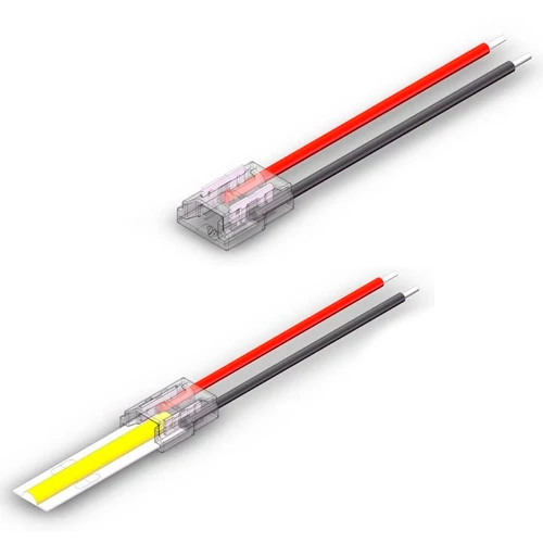 8mm COB single color LED strip connection wire