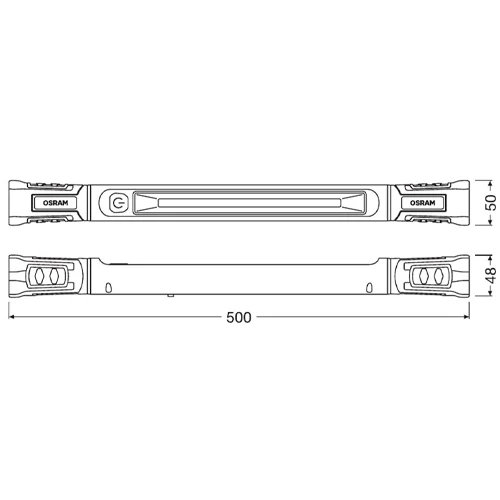 LED Flashlight with magnet LEDInspect UTILITY1000