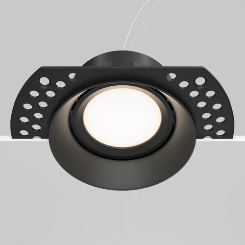 Built-in light, excl. GU10, IP20, black