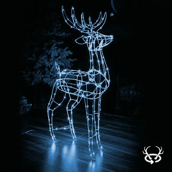 LED Christmas outdoor and indoor light decor movable deer